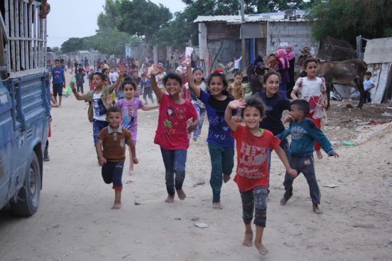 Sourire des enfants de Gaza